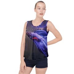 Betta Fish Photo And Wallpaper Cute Betta Fish Pictures Bubble Hem Chiffon Tank Top by StoreofSuccess