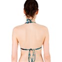Waves Wave Ocean Sea Abstract Whimsical Bikini Top View2