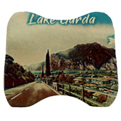 On The Way To Lake Garda, Italy  Velour Head Support Cushion by ConteMonfrey
