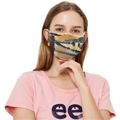 End Of The Day On The Lake Garda, Italy  Fitted Cloth Face Mask (adult) by ConteMonfrey