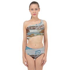 Side Way To Lake Garda, Italy  Spliced Up Two Piece Swimsuit by ConteMonfrey
