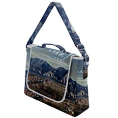 Lake In Italy Box Up Messenger Bag by ConteMonfrey
