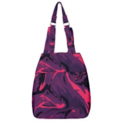 Abstract Pattern Texture Art Center Zip Backpack by Jancukart