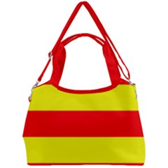 Aust Agder Flag Double Compartment Shoulder Bag by tony4urban