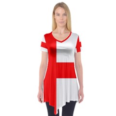 Bologna Flag Short Sleeve Tunic  by tony4urban