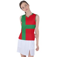 Bornholm Denmark Flag Women s Sleeveless Sports Top by tony4urban