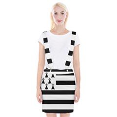 Brittany Flag Braces Suspender Skirt by tony4urban