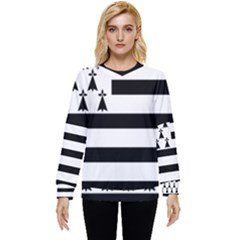 Brittany Flag Hidden Pocket Sweatshirt by tony4urban
