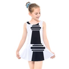 Basel Stadt Kids  Skater Dress Swimsuit by tony4urban