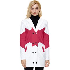 Anglo Irish Flag Button Up Hooded Coat  by tony4urban