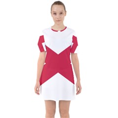 Anglo Irish Flag Sixties Short Sleeve Mini Dress by tony4urban