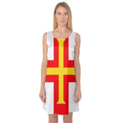 Guernsey Sleeveless Satin Nightdress by tony4urban