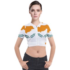 Cyprus Short Sleeve Cropped Jacket by tony4urban