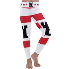 Drenthe Flag Kids  Lightweight Velour Classic Yoga Leggings by tony4urban