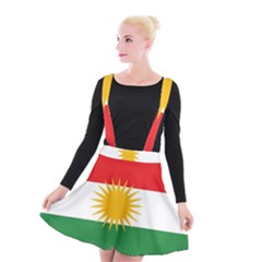 Kurdistan Flag Suspender Skater Skirt by tony4urban