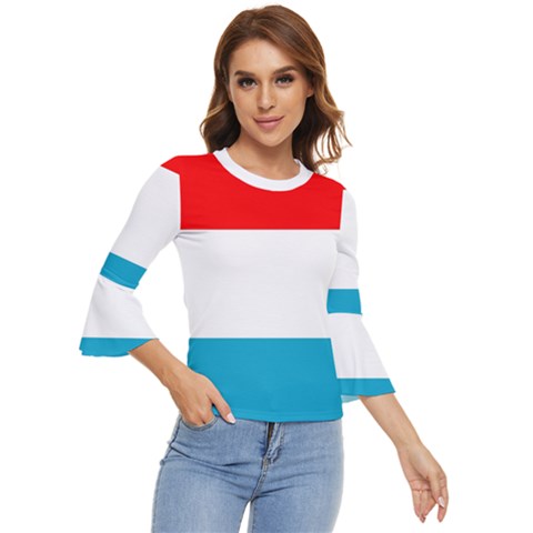 Luxembourg Bell Sleeve Top by tony4urban