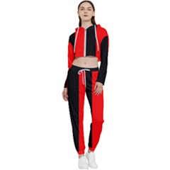 Namur Flag Cropped Zip Up Lounge Set by tony4urban
