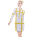 Nord Trondelag Button Long Sleeve Dress View1