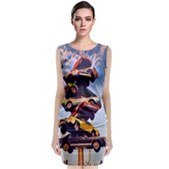 Berwyn Car Kebob Classic Sleeveless Midi Dress by StarvingArtisan