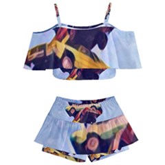 Berwyn Car Kebob Kids  Off Shoulder Skirt Bikini by StarvingArtisan