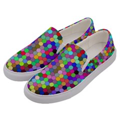 Background Color Men s Canvas Slip Ons by artworkshop