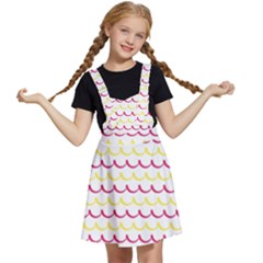 Pattern Waves Kids  Apron Dress by artworkshop