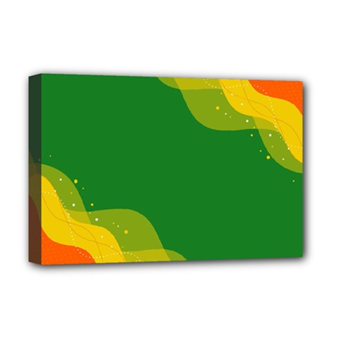 Background Pattern Texture Design Deluxe Canvas 18  X 12  (stretched) by danenraven