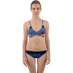 Gypsy Rose  Wrap Around Bikini Set by PollyParadiseBoutique7