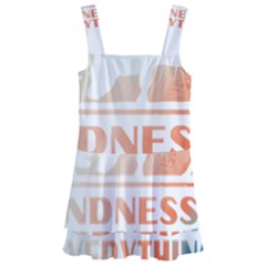 Vegan Animal Lover T- Shirt Kindness Is Everything Vegan Animal Lover T- Shirt Kids  Layered Skirt Swimsuit by maxcute
