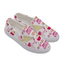 Desserts Pastries Baking Wallpaper Women s Canvas Slip Ons View3
