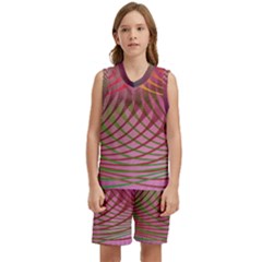 Illustration Pattern Abstract Colorful Shapes Kids  Basketball Mesh Set by Ravend