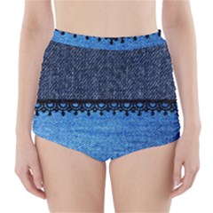 Betsy  High-waisted Bikini Bottoms by PollyParadiseBoutique7