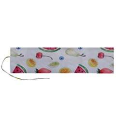 Fruit! Roll Up Canvas Pencil Holder (l) by fructosebat