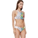Brain-mind-psychology-idea-drawing Banded Triangle Bikini Set View3