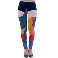 Whale Moon Ocean Digital Art Lightweight Velour Leggings by Jancukart