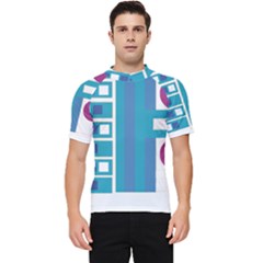Abstract T- Shirt Model 27 T- Shirt Men s Short Sleeve Rash Guard by maxcute
