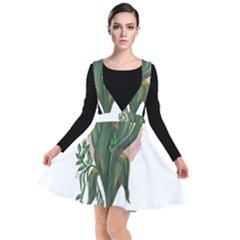 Abstract T- Shirt Therwaro T- Shirt Plunge Pinafore Dress by maxcute
