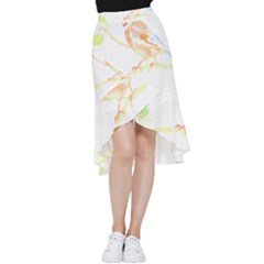 Bird Lover T- Shirtbird T- Shirt (12) Frill Hi Low Chiffon Skirt by maxcute