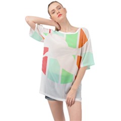 Bird Lover T- Shirtbird T- Shirt (14) Oversized Chiffon Top by maxcute