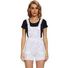 Black And White Pattern T- Shirt Black And White Pattern 14 Short Overalls by maxcute