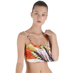 Boho Fire Feather Pattern T- Shirt Boho Fire Feather Pattern T- Shirt Layered Top Bikini Top  by maxcute