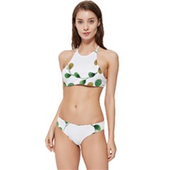 Boho Leaf Pattern T- Shirt Boho Leaf Pattern T- Shirt Banded Triangle Bikini Set by maxcute