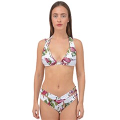 Botanical T- Shirt Botanical Majestic Counterfloor T- Shirt Double Strap Halter Bikini Set by maxcute