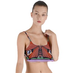 Butterfly Art T- Shirtbutterfly T- Shirt (8) Layered Top Bikini Top  by maxcute