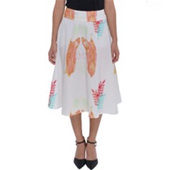 Cavalier King Charles Spaniel Dog T- Shirt Cavalier King Charles Spaniel Dog T- Shirt (2) Perfect Length Midi Skirt by maxcute
