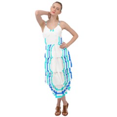 Easter Eggs T- Shirt Easter Egg Design T- Shirt Layered Bottom Dress by maxcute
