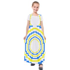 Easter Eggs T- Shirt Easter Eggs Pattern T- Shirt Kids  Short Sleeve Maxi Dress by maxcute