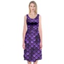 Purple Scales! Midi Sleeveless Dress View1