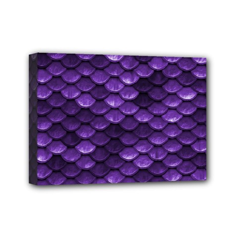 Purple Scales! Mini Canvas 7  X 5  (stretched) by fructosebat