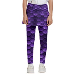 Purple Scales! Kids  Skirted Pants by fructosebat
